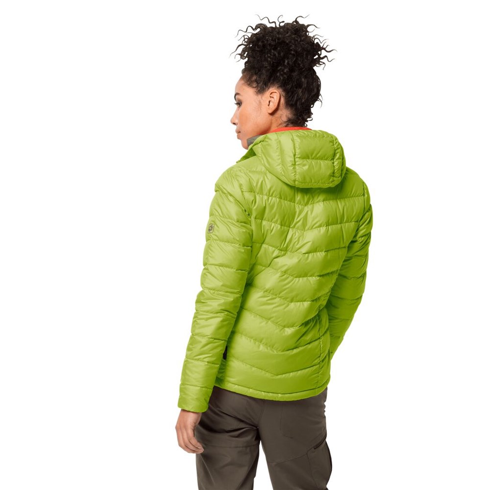 Plumifero Jack Wolfskin Helium Mujer Verdes Claro | ZH1593240