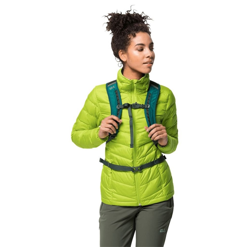 Plumifero Jack Wolfskin Helium Peak Mujer Verdes Claro | TF4519782