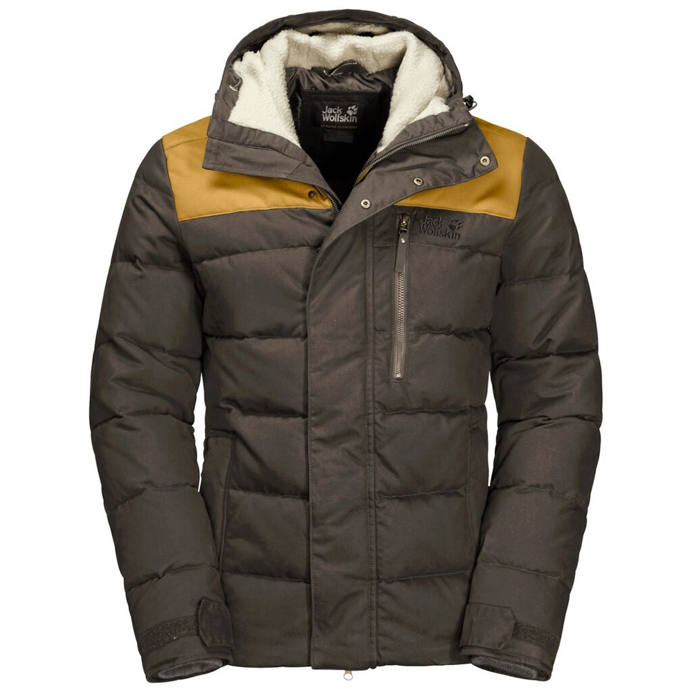 Plumifero Jack Wolfskin Lakota Hombre Grises Marrom | FT4705123