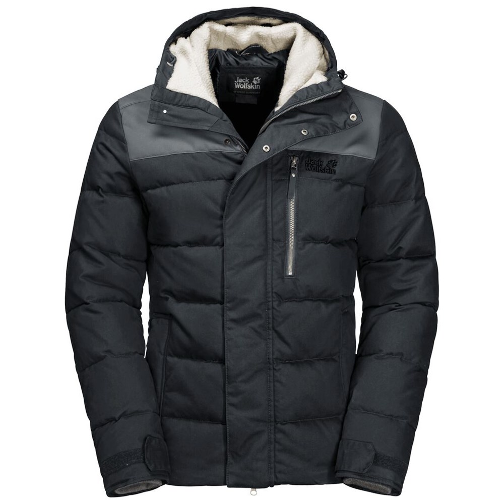 Plumifero Jack Wolfskin Lakota Hombre Negros | WD0961584