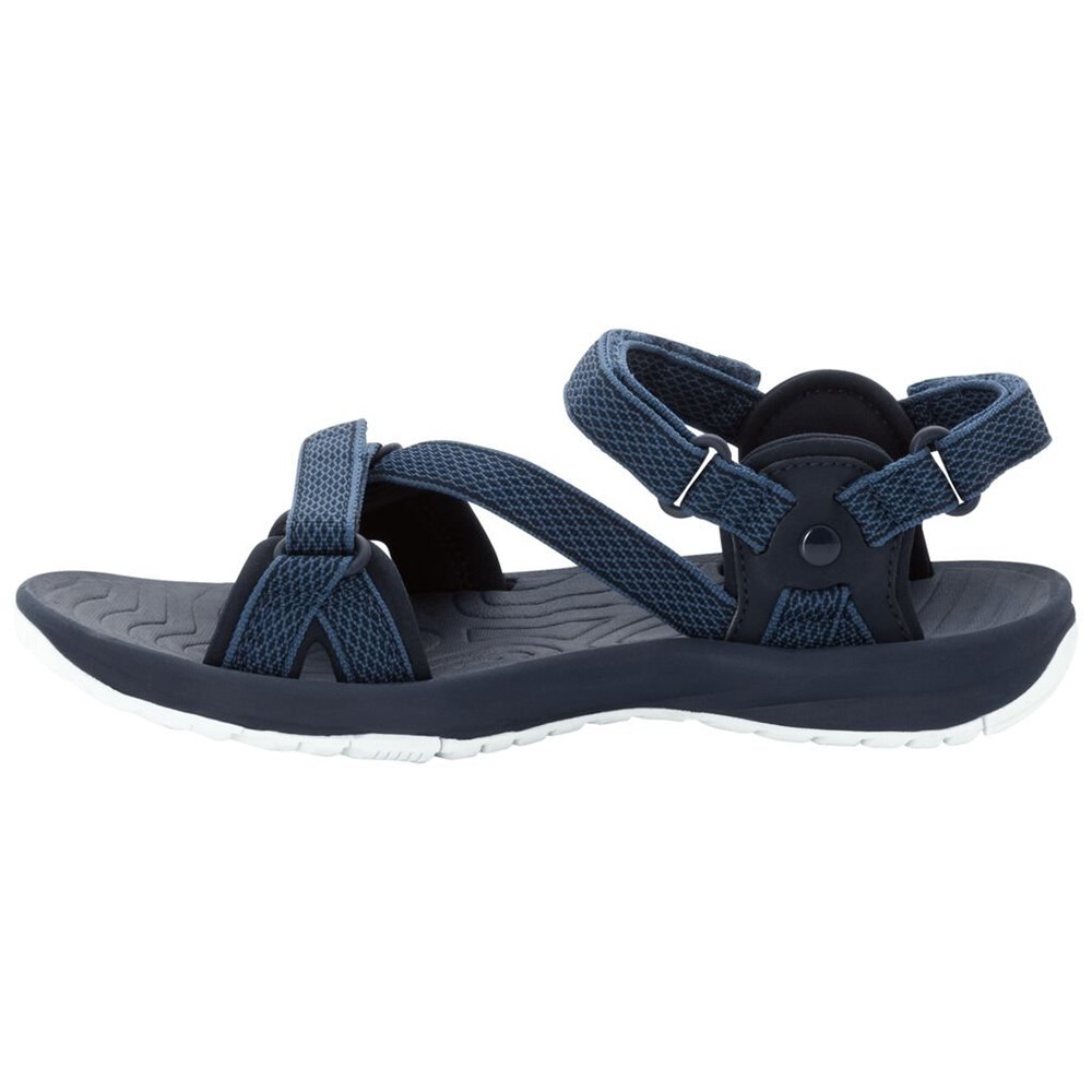 Sandalias Jack Wolfskin Lakewood Ride Mujer Azules Oscuro | JV6832709