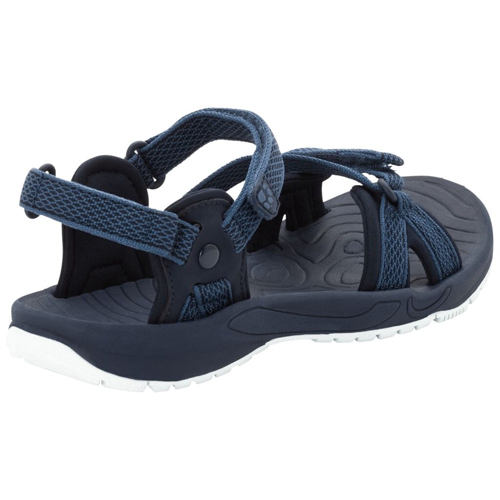 Sandalias Jack Wolfskin Lakewood Ride Mujer Azules Oscuro | JV6832709