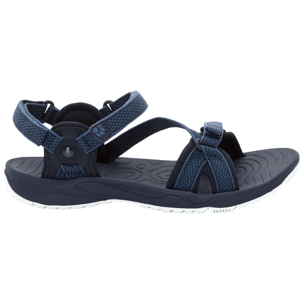 Sandalias Jack Wolfskin Lakewood Ride Mujer Azules Oscuro | JV6832709