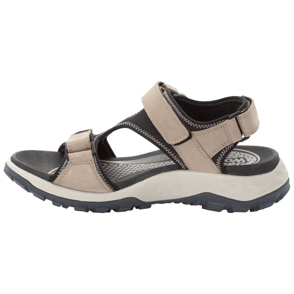 Sandalias Jack Wolfskin Rocky Path Lt Mujer Black/Beige | FX6908523