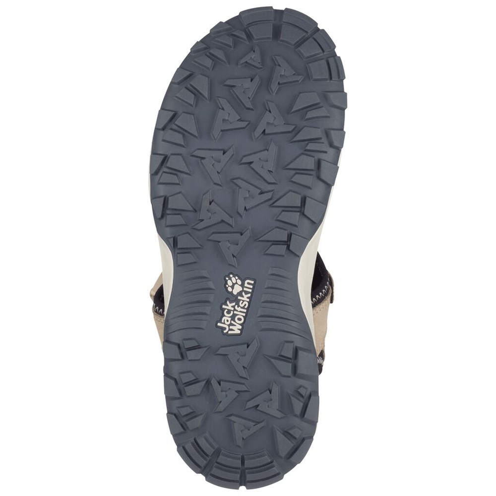 Sandalias Jack Wolfskin Rocky Path Lt Mujer Black/Beige | FX6908523