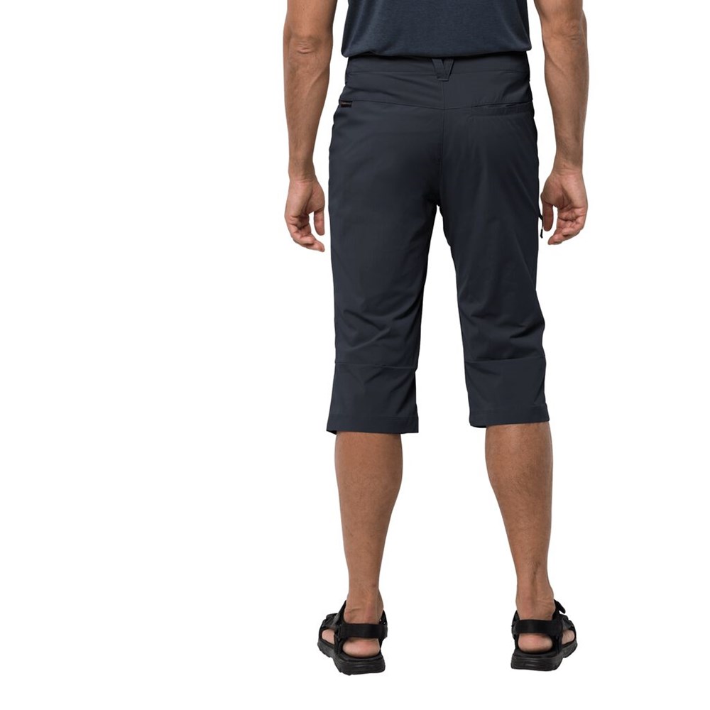 Short Jack Wolfskin Activate Light 3/4 Hombre Negros | GF8614327