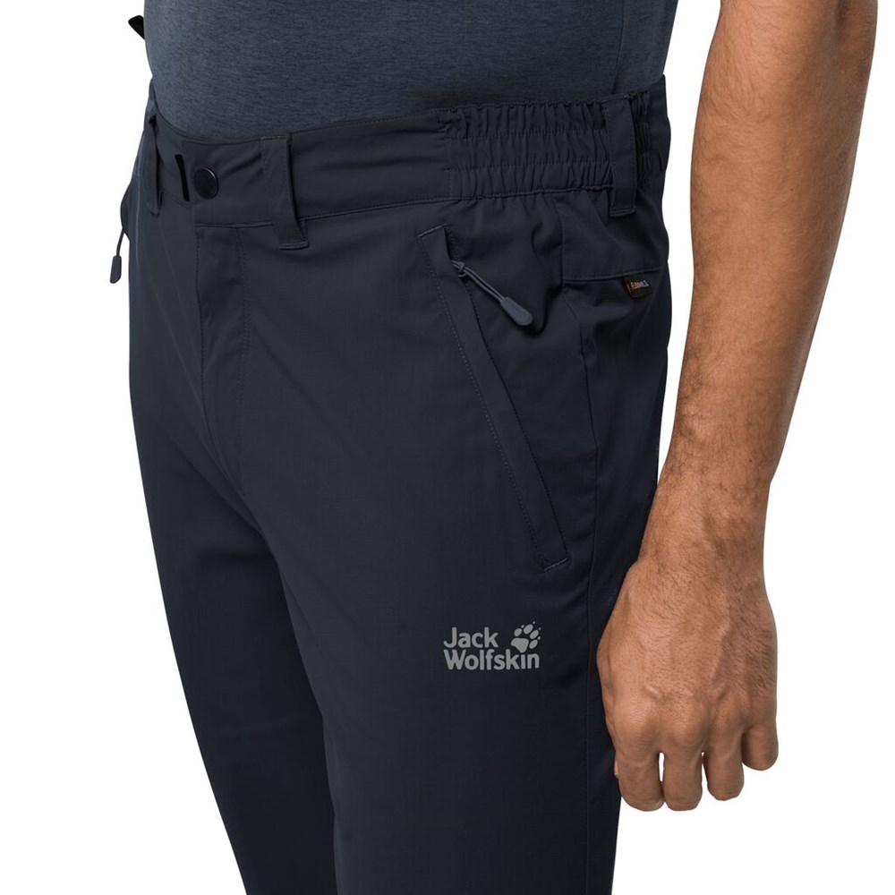 Short Jack Wolfskin Activate Light 3/4 Hombre Negros | GF8614327