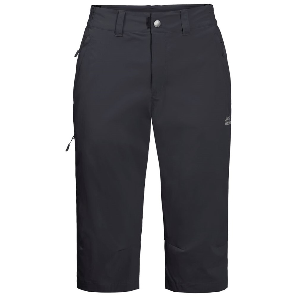 Short Jack Wolfskin Activate Light 3/4 Hombre Negros | GF8614327