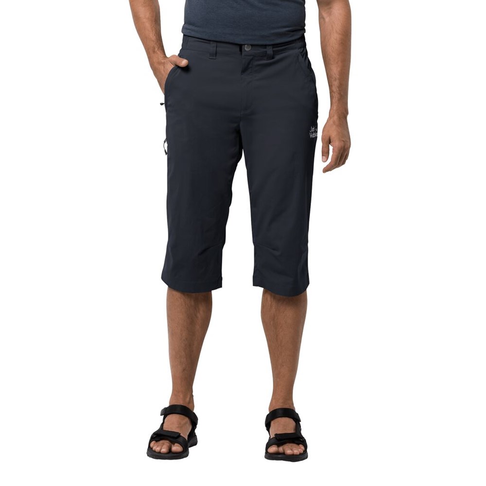 Short Jack Wolfskin Activate Light 3/4 Hombre Negros | GF8614327