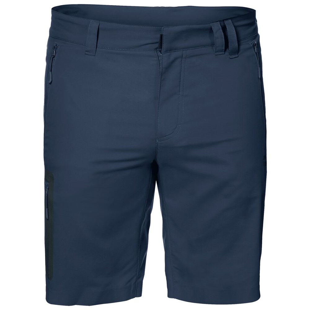 Short Jack Wolfskin Active Track Hombre Azules Oscuro | IN5471236