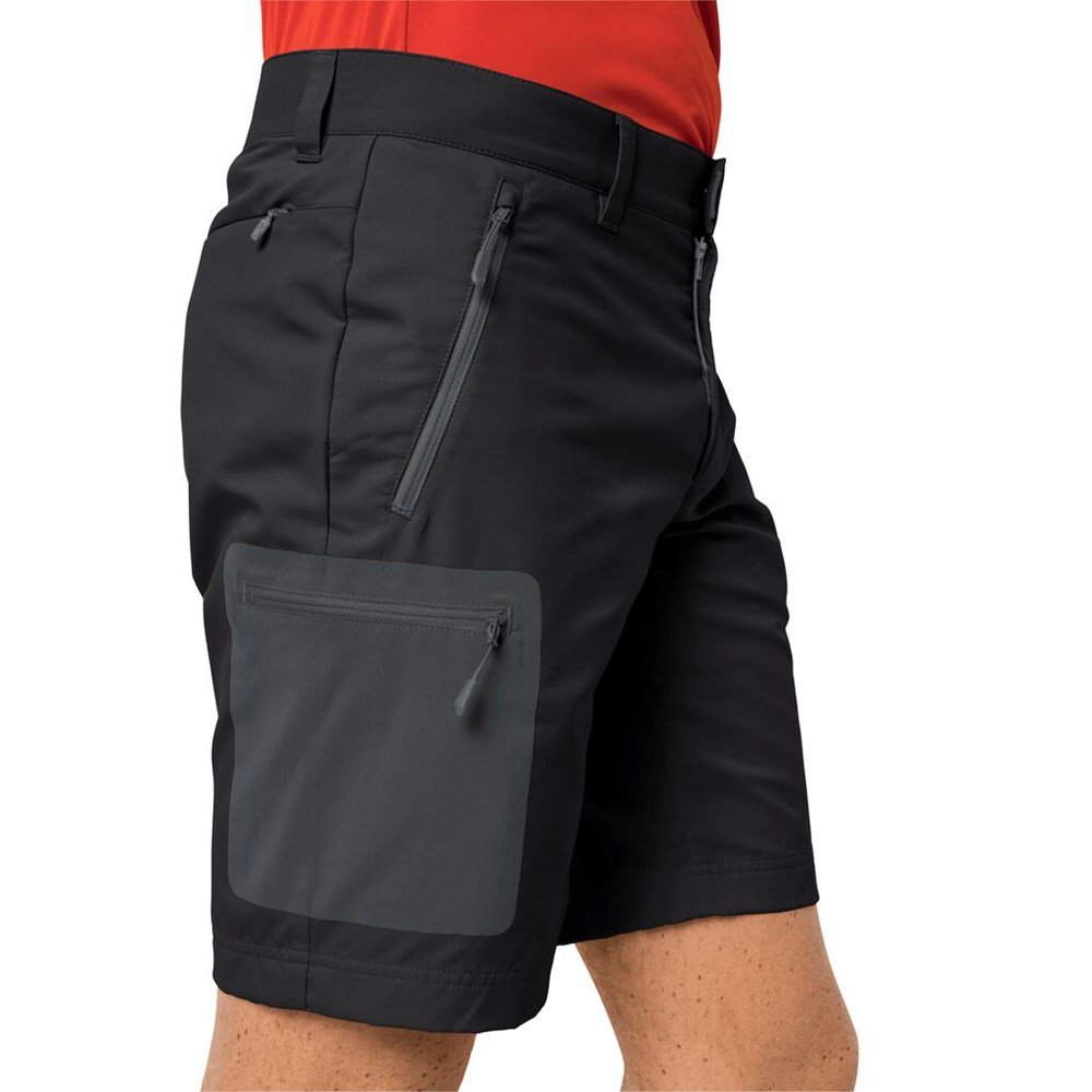 Short Jack Wolfskin Active Track Hombre Negros | QK1950237