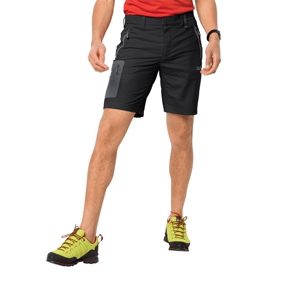 Short Jack Wolfskin Active Track Hombre Negros | QK1950237