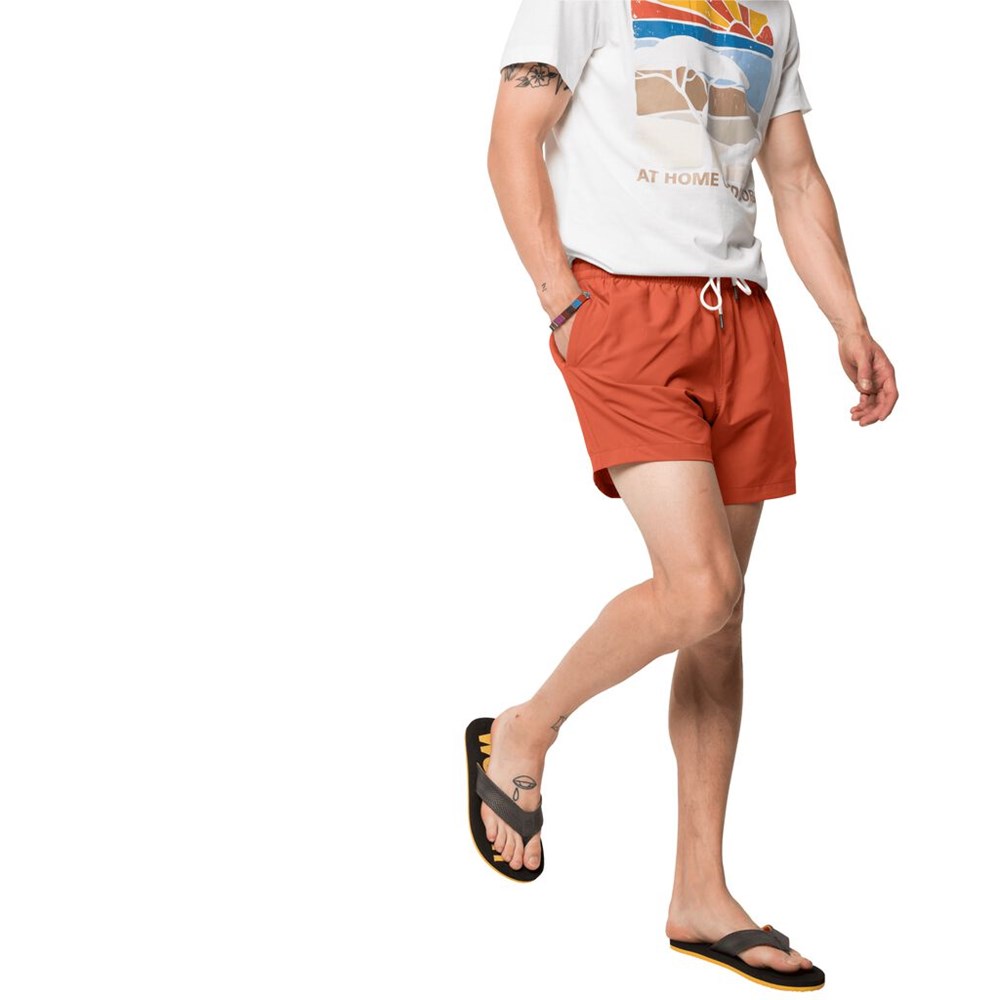 Short Jack Wolfskin Bay Swim Hombre Naranjas | SY4263517