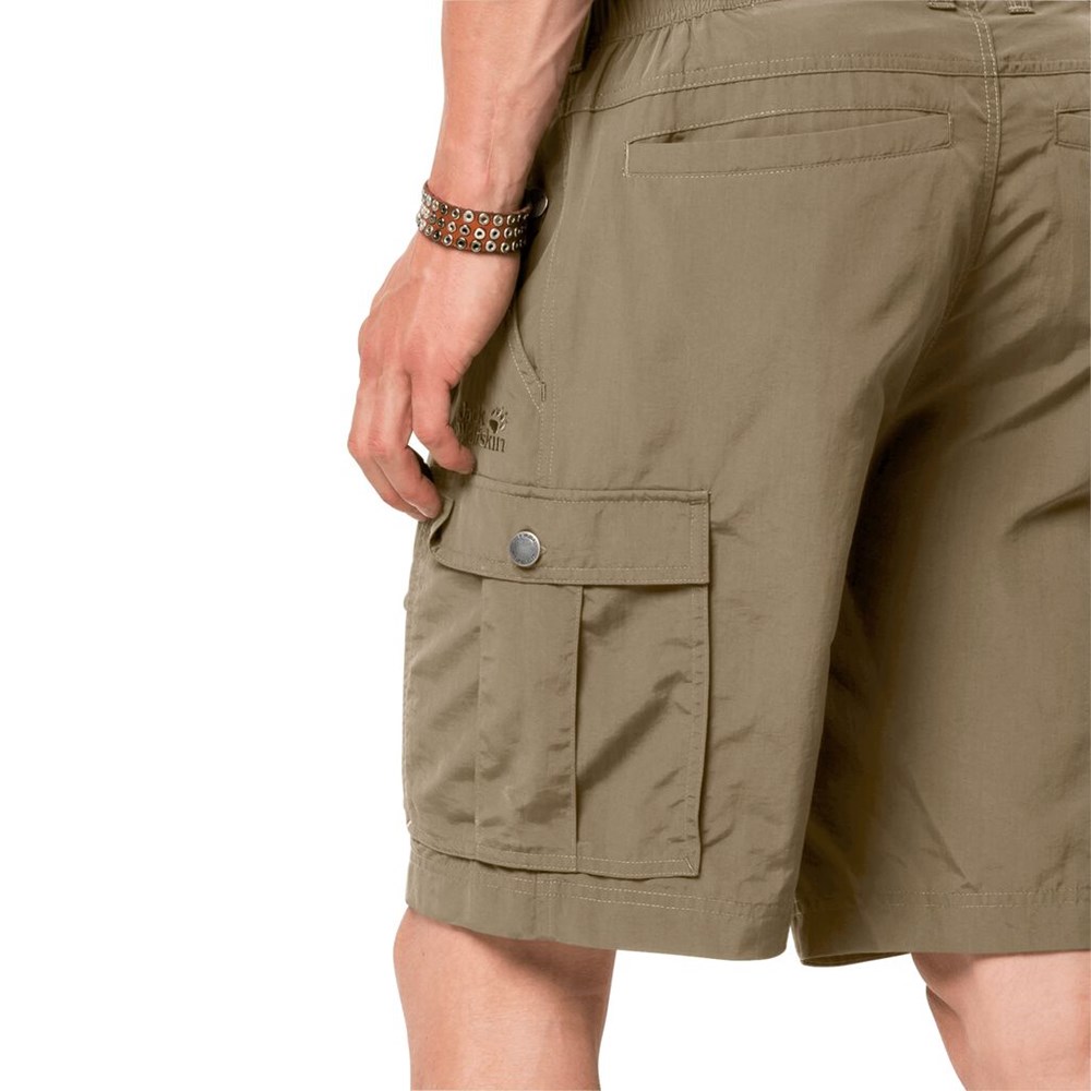 Short Jack Wolfskin Canyon Cargo Hombre Verde Oliva | SC5049726