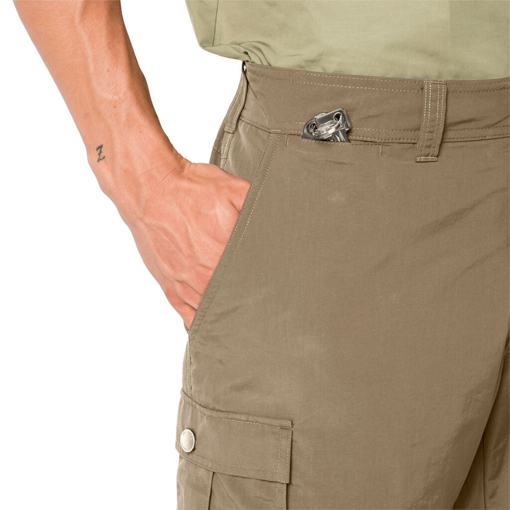 Short Jack Wolfskin Canyon Cargo Hombre Verde Oliva | SC5049726