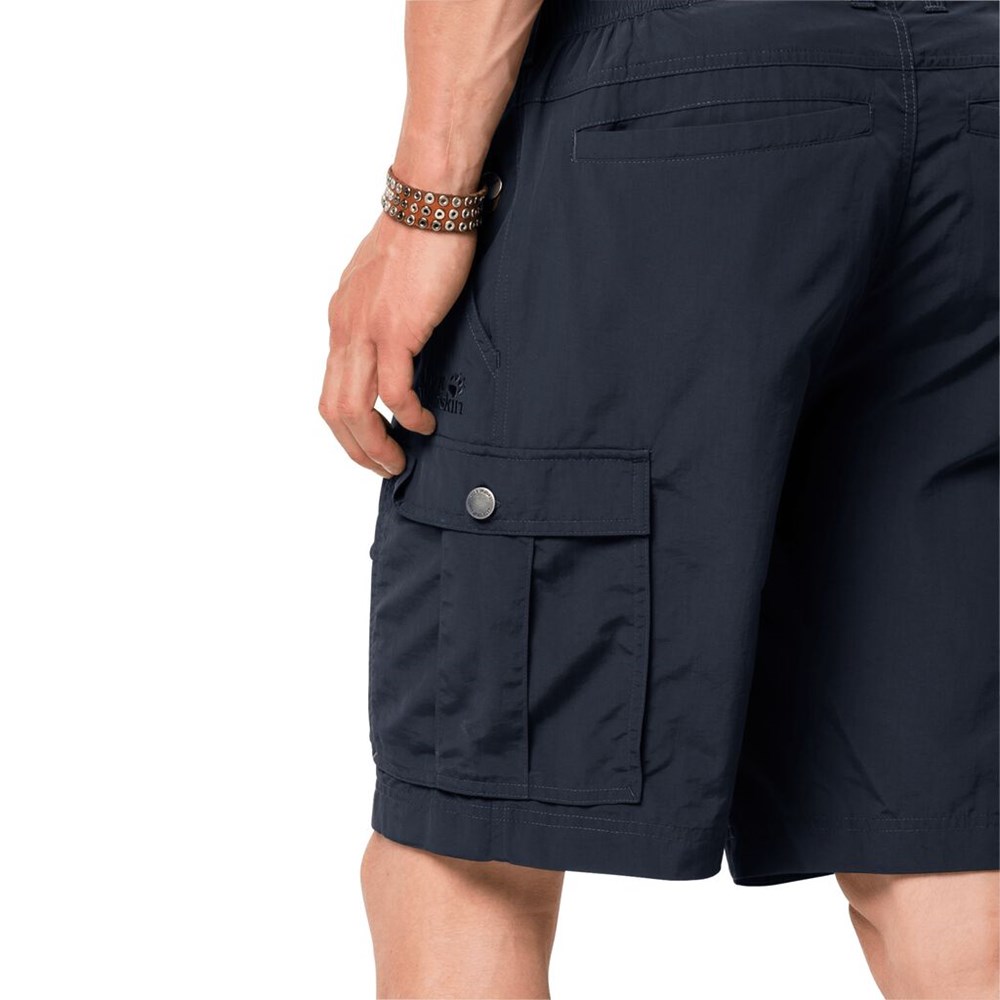 Short Jack Wolfskin Canyon Cargo Hombre Azules | SB3842956