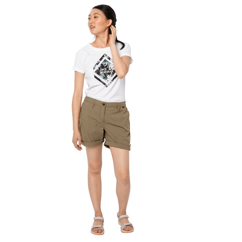 Short Jack Wolfskin Desert Mujer Marrom | ZI7916420