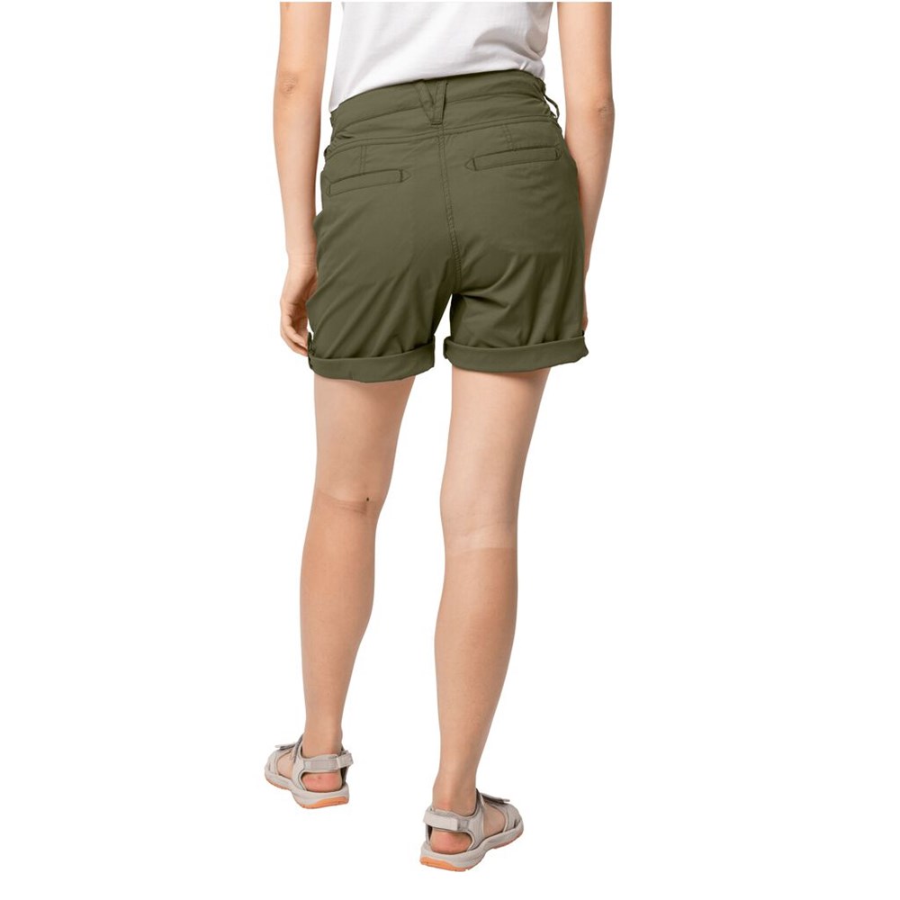 Short Jack Wolfskin Desert Mujer Verdes | JB8204193