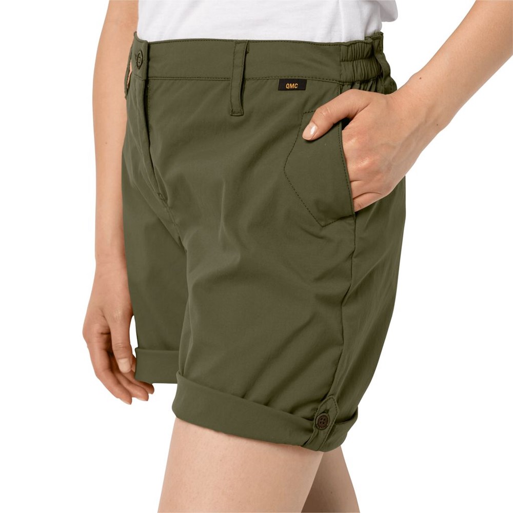 Short Jack Wolfskin Desert Mujer Verdes | JB8204193