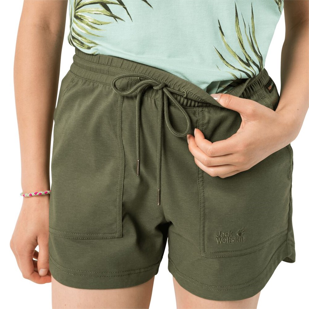 Short Jack Wolfskin Senegal Mujer Verdes | PJ4839217