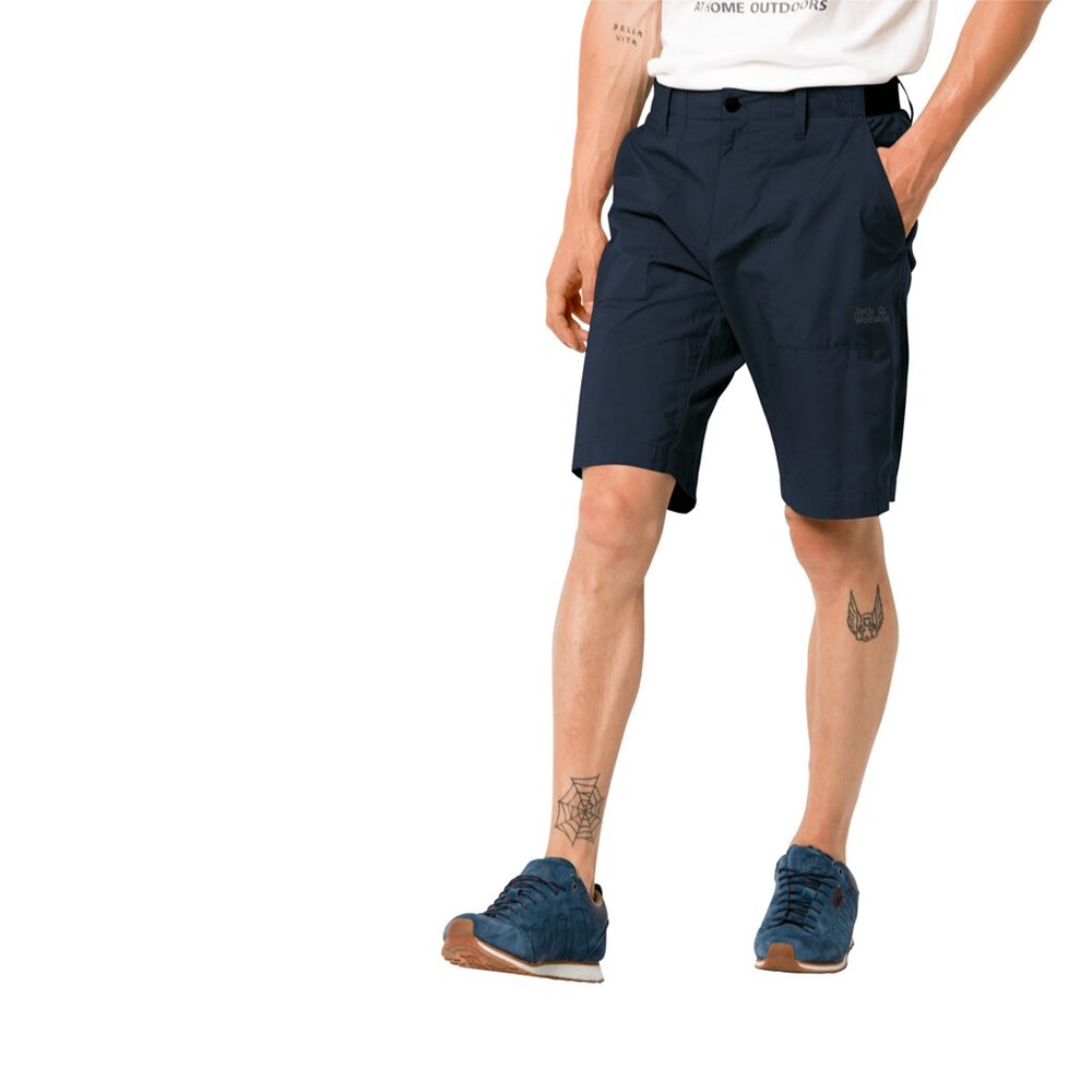 Short Jack Wolfskin Tanami Hombre Azules | DS2603794