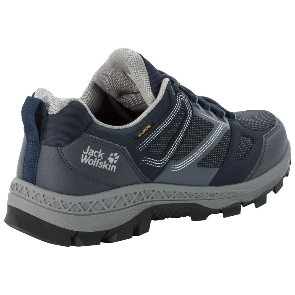 Tenis de Senderismo Jack Wolfskin Downhill Texapore Low Hombre Azules | CW8476935