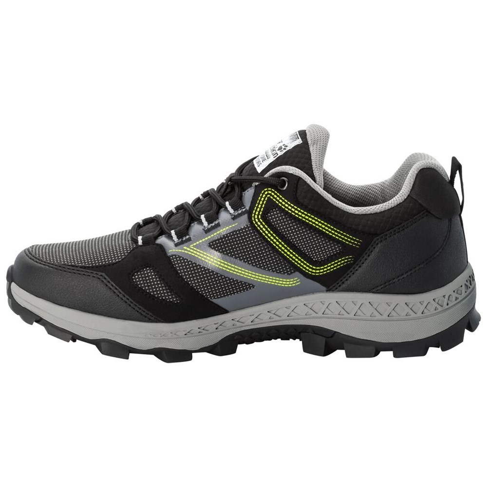 Tenis de Senderismo Jack Wolfskin Downhill Texapore Low Hombre Verdes | ZQ2348596