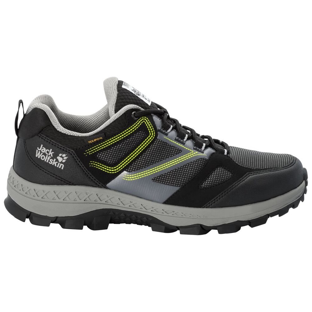 Tenis de Senderismo Jack Wolfskin Downhill Texapore Low Hombre Verdes | ZQ2348596