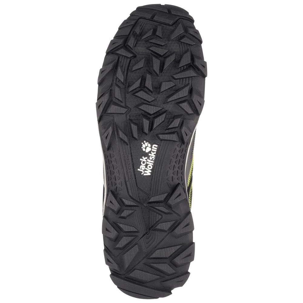 Tenis de Senderismo Jack Wolfskin Downhill Texapore Low Hombre Verdes | ZQ2348596