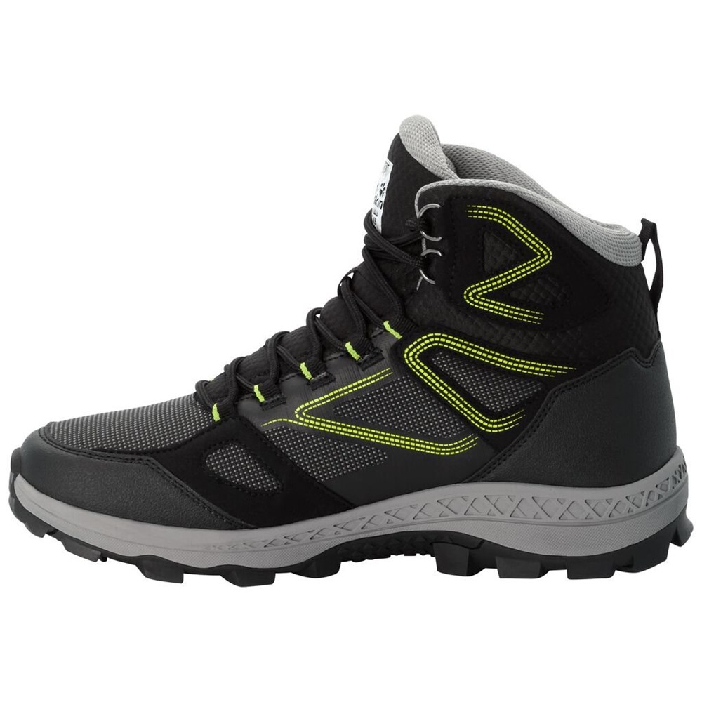 Tenis de Senderismo Jack Wolfskin Downhill Texapore Mid Hombre Verdes | JM2568493