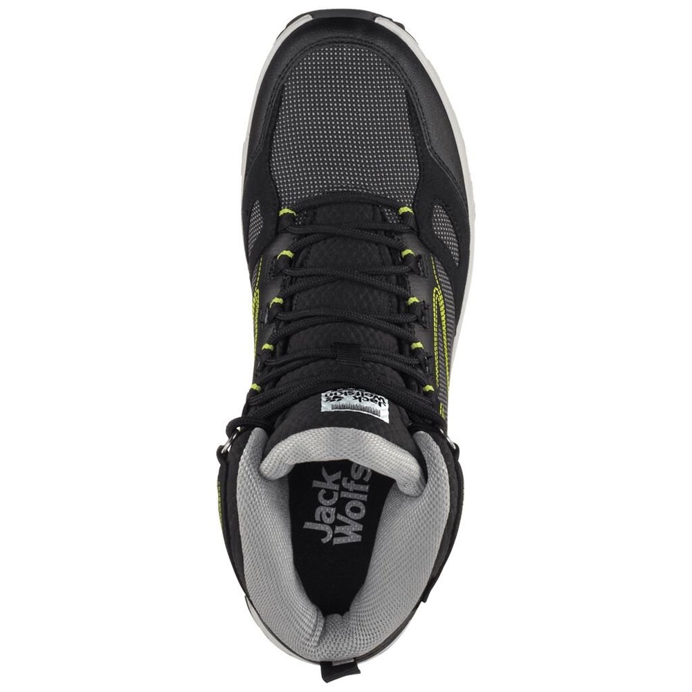 Tenis de Senderismo Jack Wolfskin Downhill Texapore Mid Hombre Verdes | JM2568493