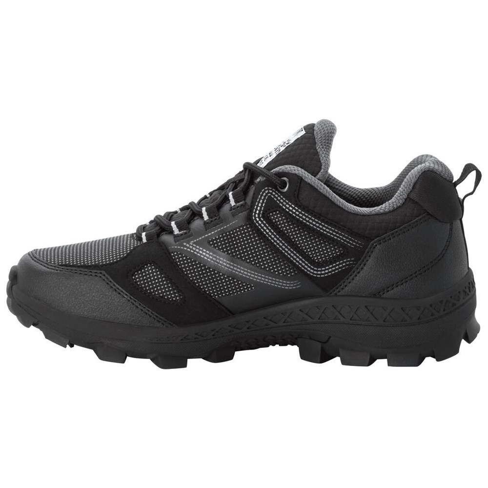 Tenis de Senderismo Jack Wolfskin Downhill Texapore Low Mujer Black/Grey | DH4693128