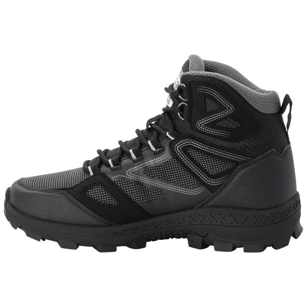 Tenis de Senderismo Jack Wolfskin Downhill Texapore Mid Mujer Black/Grey | WO9705641