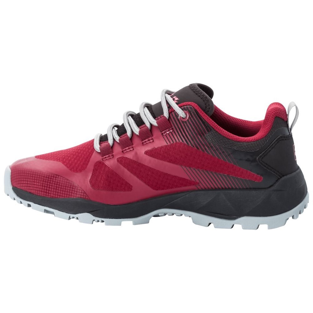 Tenis de Senderismo Jack Wolfskin Fast Striker Shield Low Mujer Burgundy/Black | RN7495182