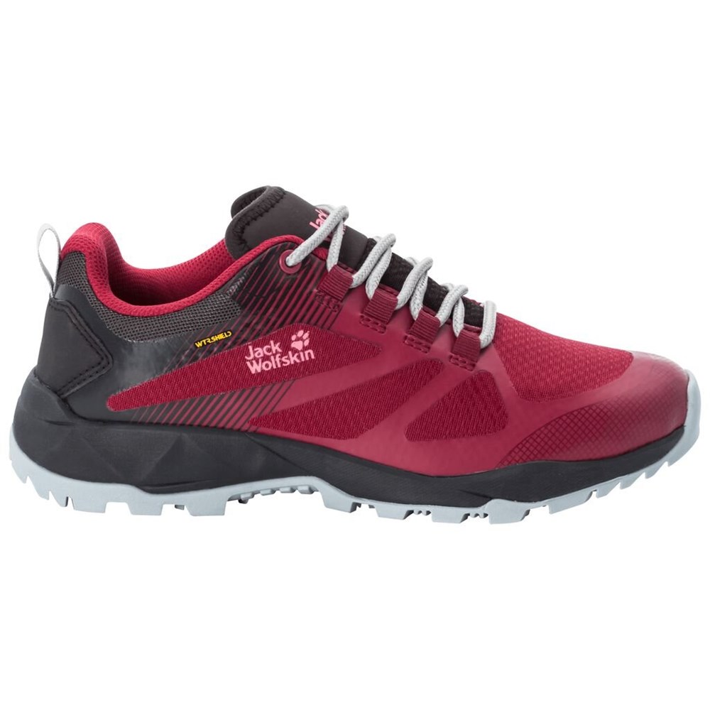 Tenis de Senderismo Jack Wolfskin Fast Striker Shield Low Mujer Burgundy/Black | RN7495182