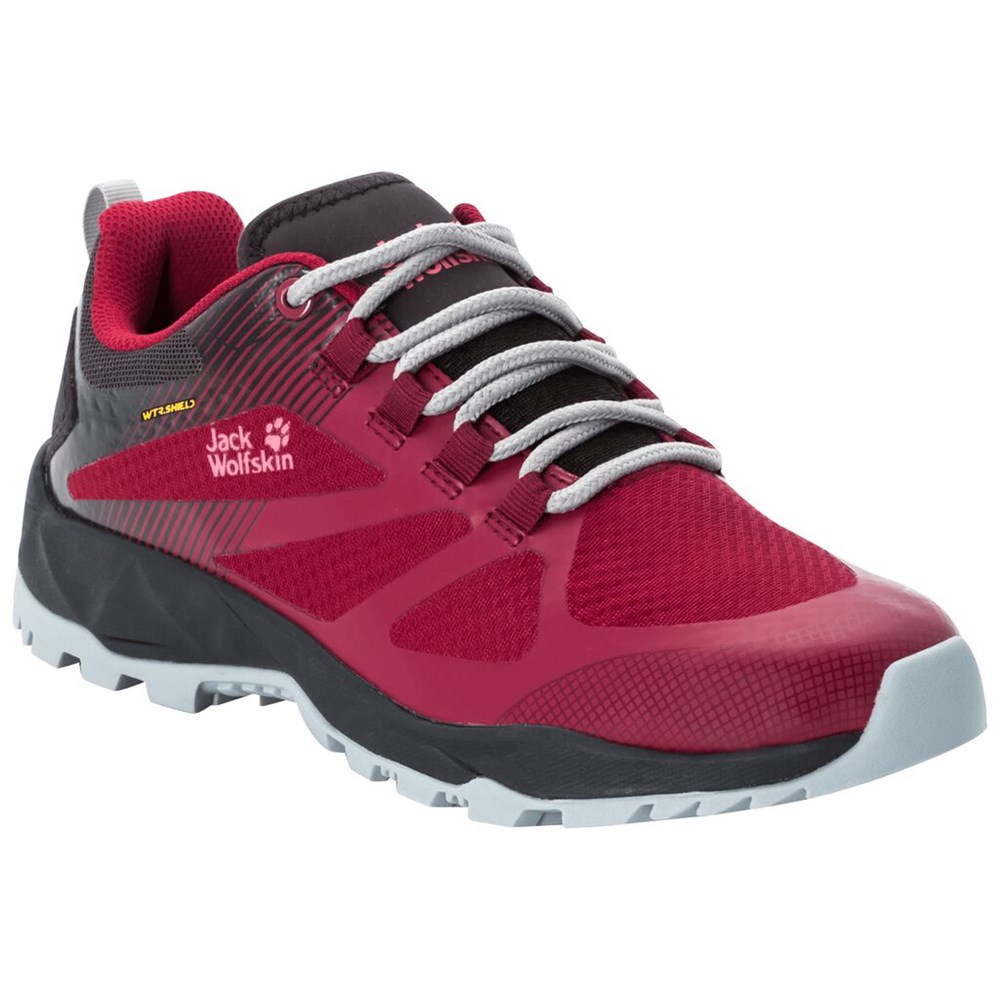 Tenis de Senderismo Jack Wolfskin Fast Striker Shield Low Mujer Burgundy/Black | RN7495182