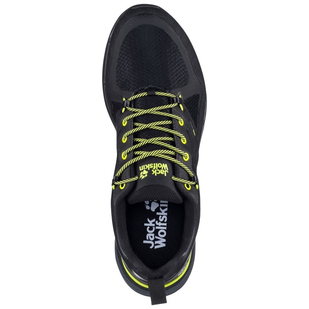 Tenis de Senderismo Jack Wolfskin Force Striker Texapore Low Hombre Verdes | QK7531890