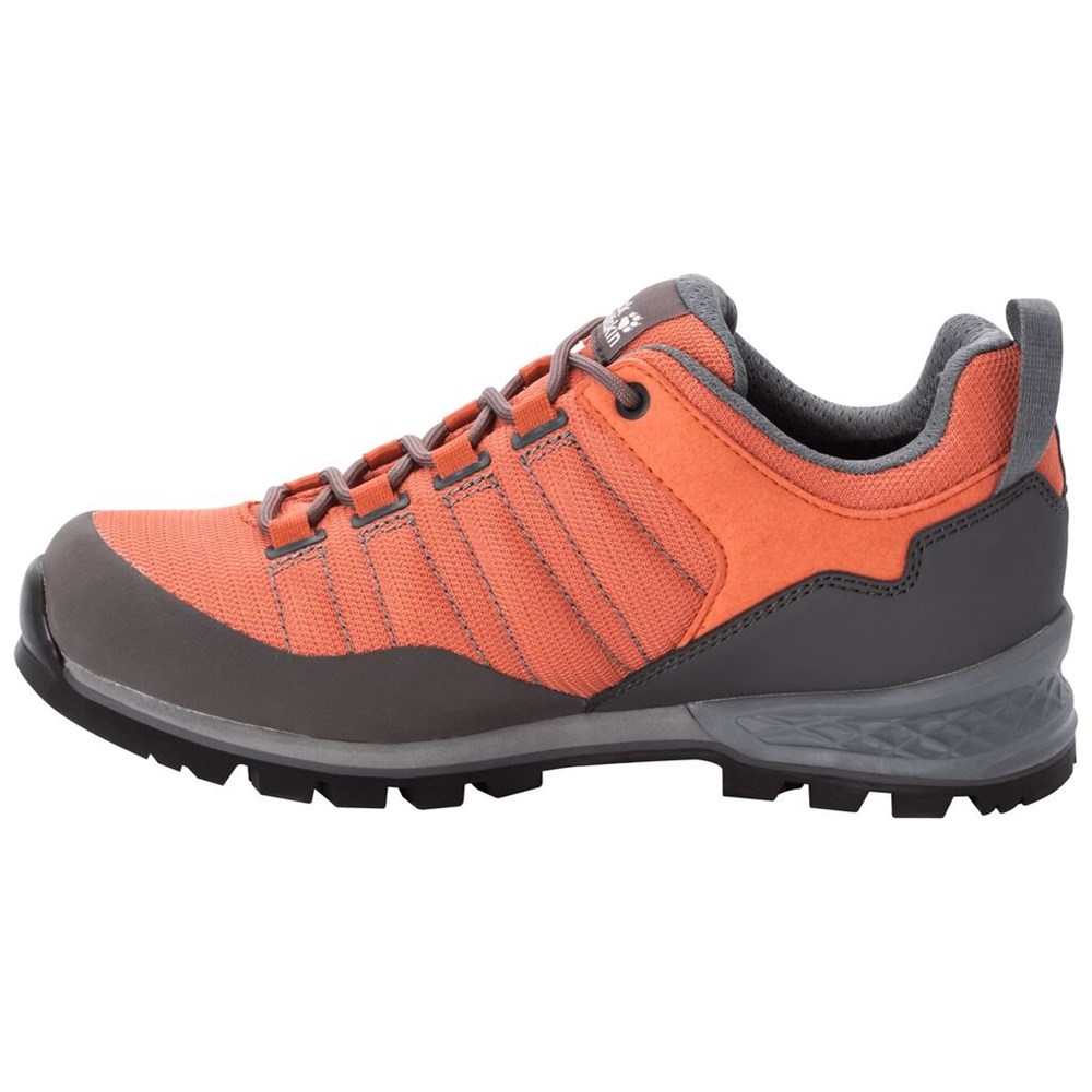 Tenis de Senderismo Jack Wolfskin Scrambler Lite Texapore Low Mujer Copper/Grey | AH5786041