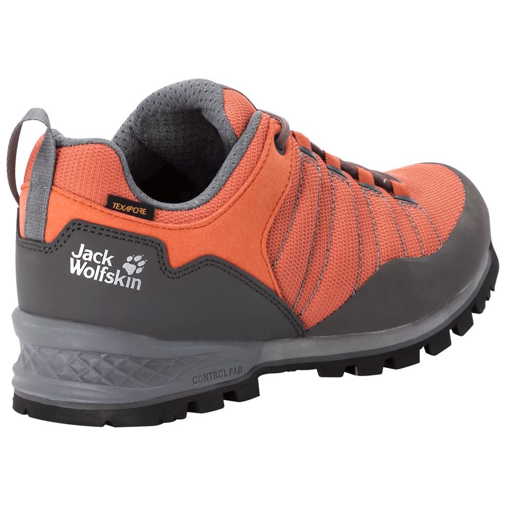 Tenis de Senderismo Jack Wolfskin Scrambler Lite Texapore Low Mujer Copper/Grey | AH5786041