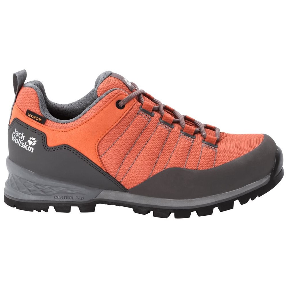 Tenis de Senderismo Jack Wolfskin Scrambler Lite Texapore Low Mujer Copper/Grey | AH5786041