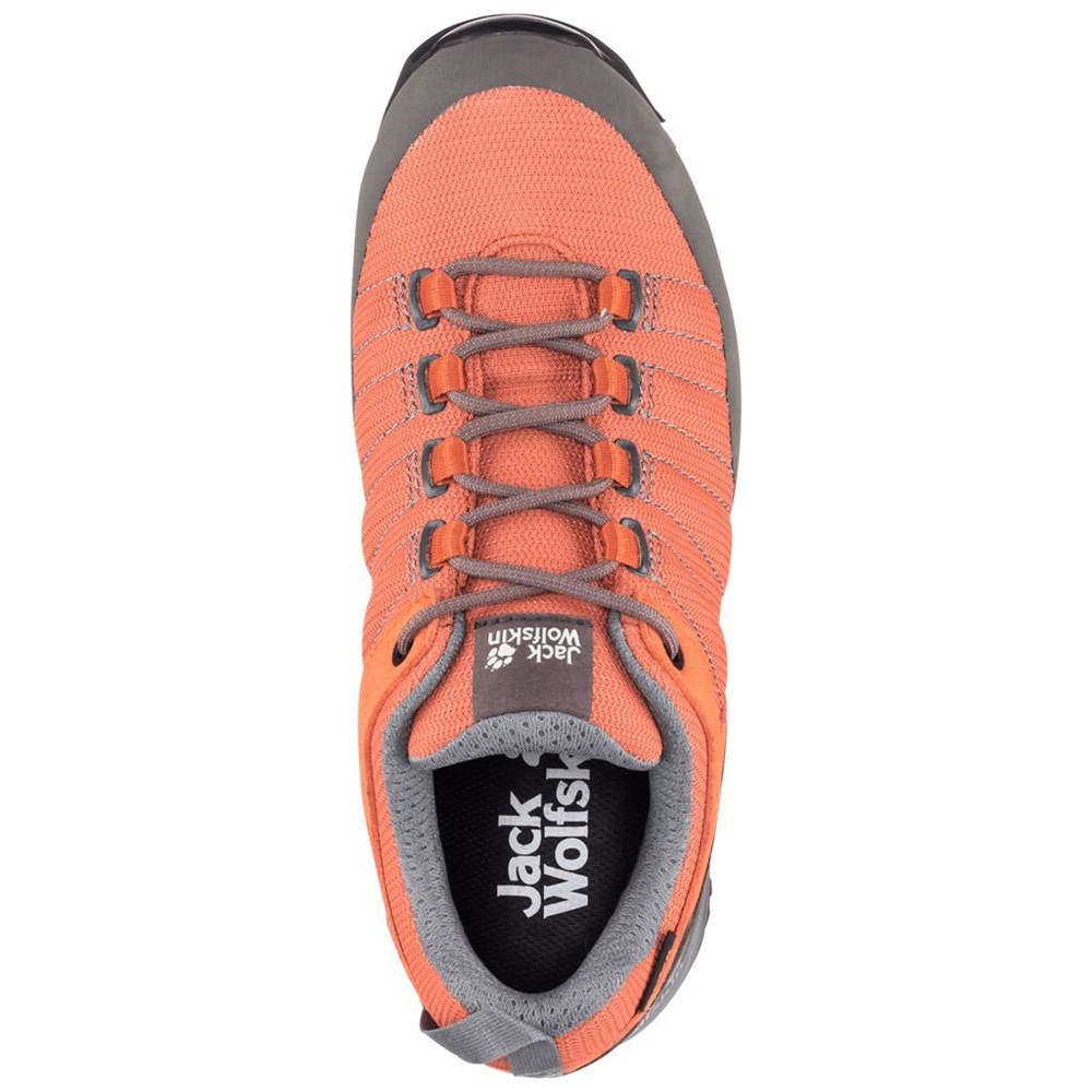 Tenis de Senderismo Jack Wolfskin Scrambler Lite Texapore Low Mujer Copper/Grey | AH5786041