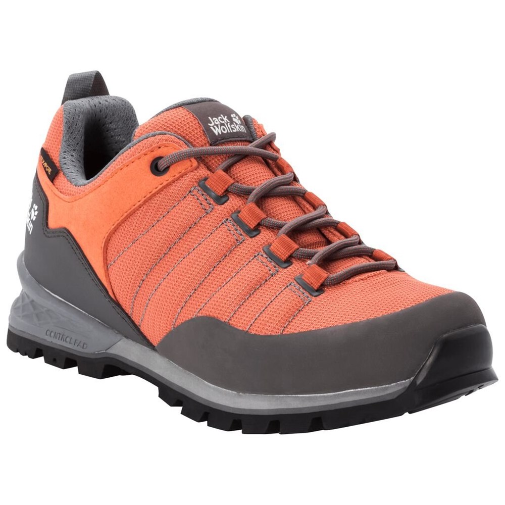 Tenis de Senderismo Jack Wolfskin Scrambler Lite Texapore Low Mujer Copper/Grey | AH5786041