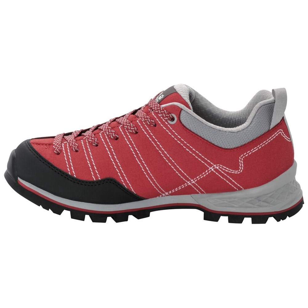 Tenis de Senderismo Jack Wolfskin Scrambler Low Mujer Grises | GY1769243