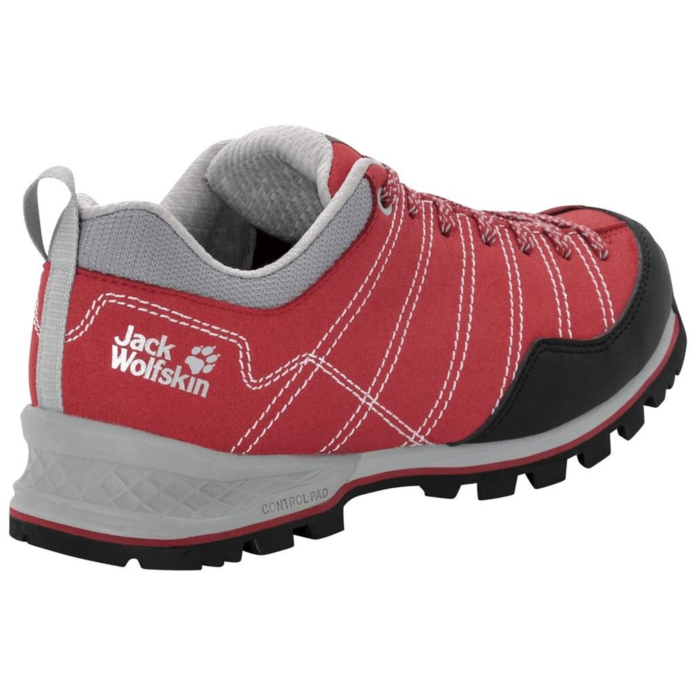 Tenis de Senderismo Jack Wolfskin Scrambler Low Mujer Grises | GY1769243