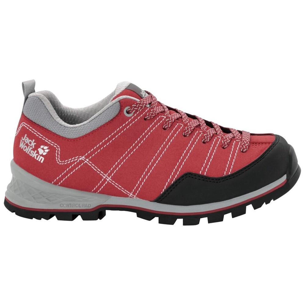 Tenis de Senderismo Jack Wolfskin Scrambler Low Mujer Grises | GY1769243