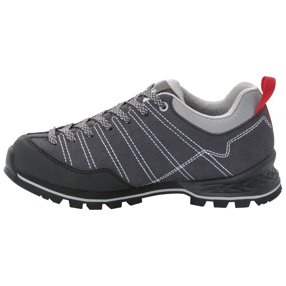 Tenis de Senderismo Jack Wolfskin Scrambler Low Mujer Grises Claro | VW5614739