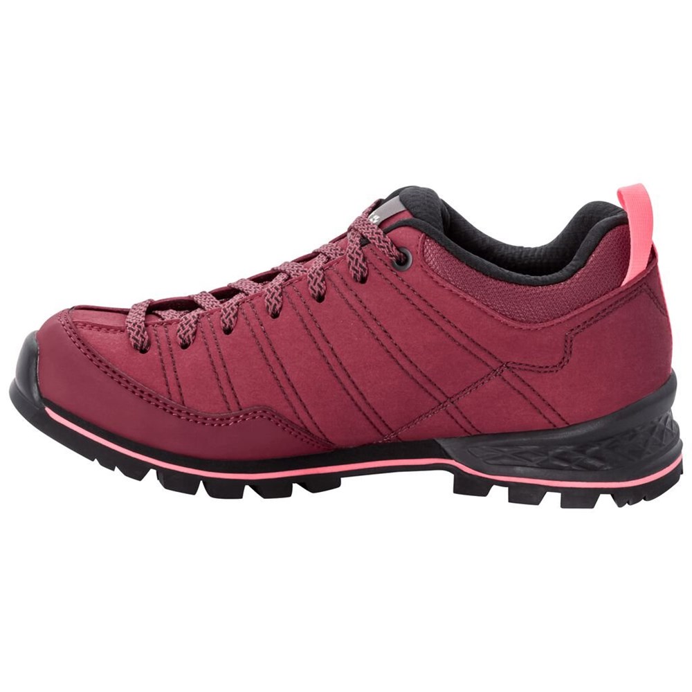 Tenis de Senderismo Jack Wolfskin Scrambler Low Mujer Burgundy/Pink | NK6347925