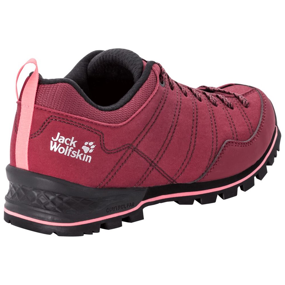 Tenis de Senderismo Jack Wolfskin Scrambler Low Mujer Burgundy/Pink | NK6347925