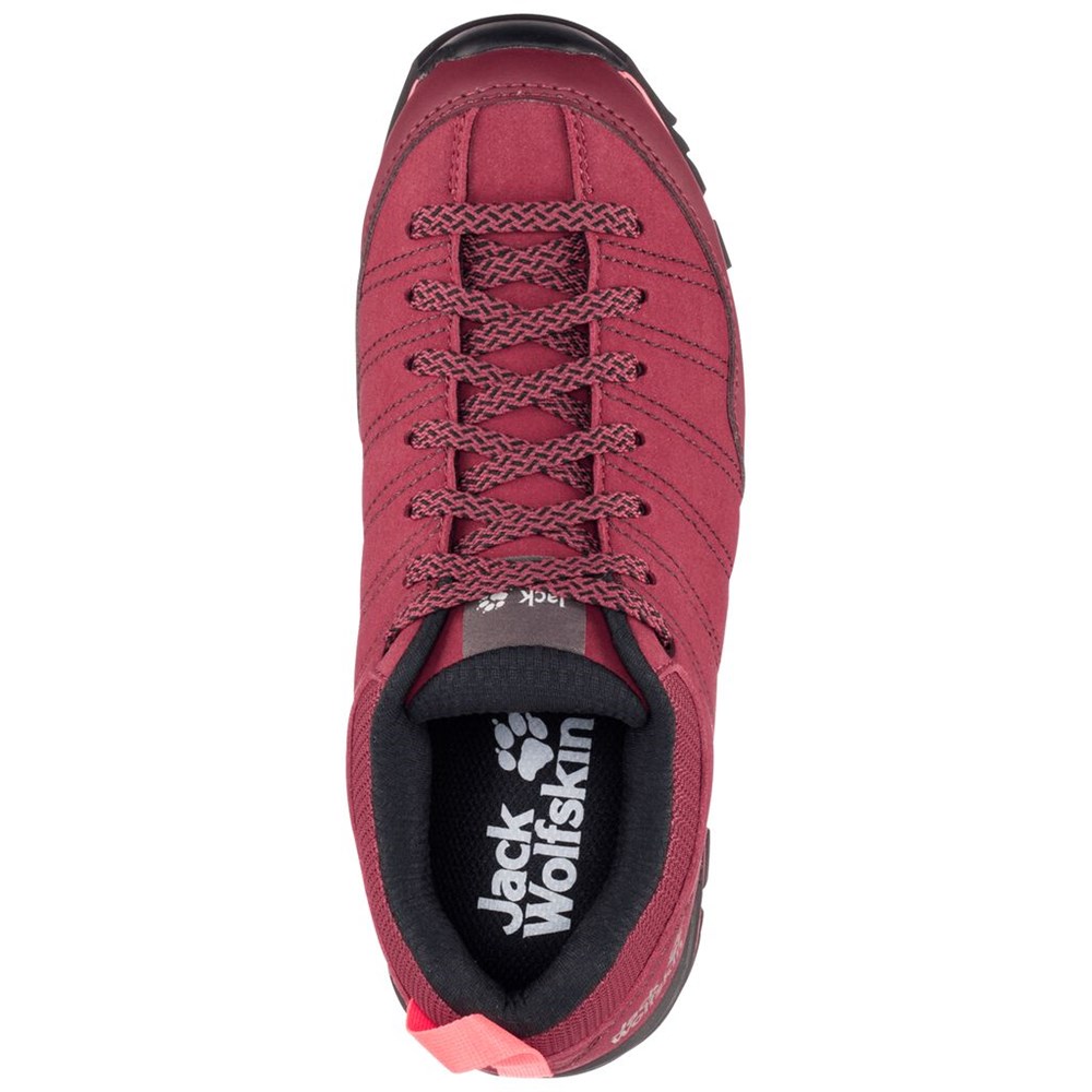 Tenis de Senderismo Jack Wolfskin Scrambler Low Mujer Burgundy/Pink | NK6347925