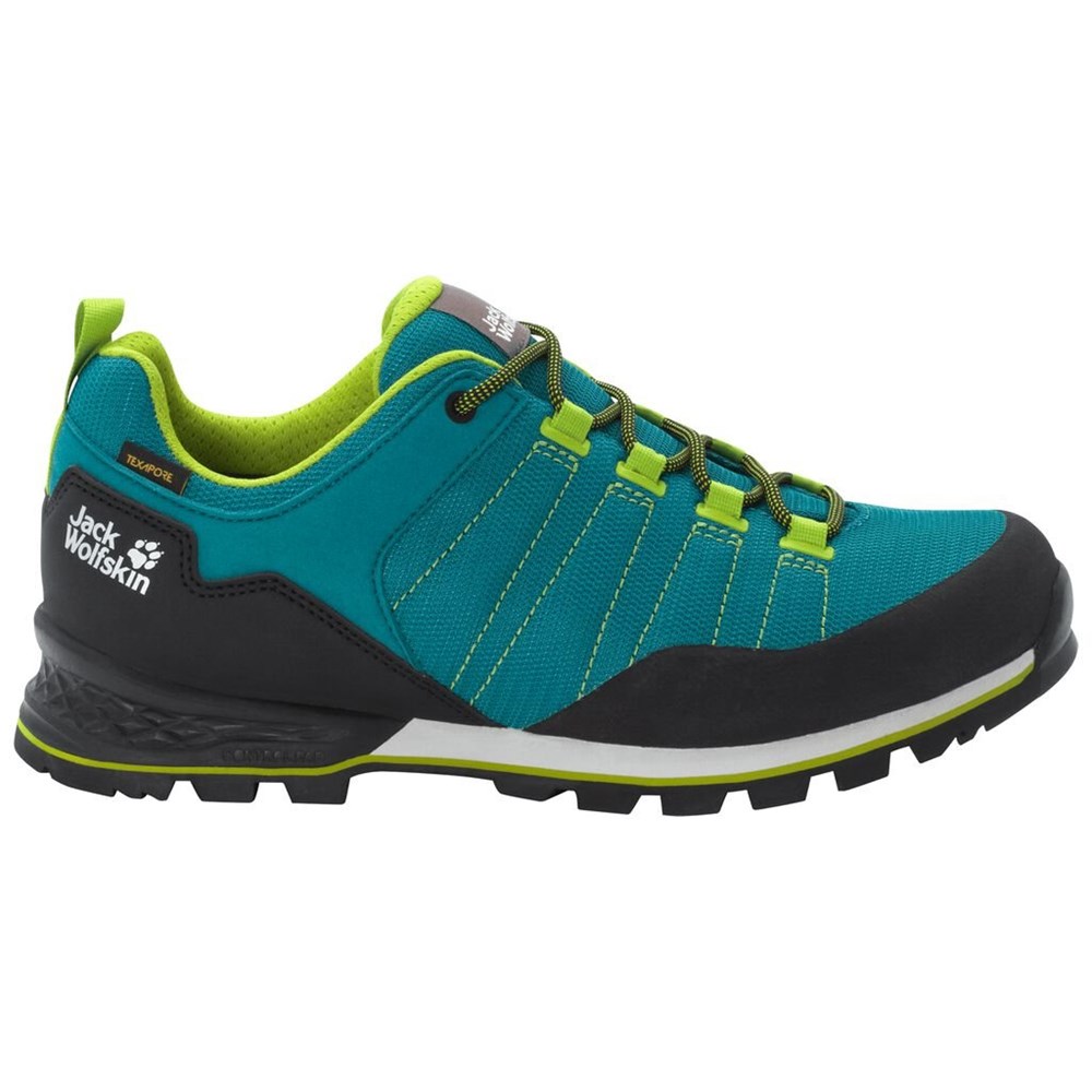 Tenis de Senderismo Jack Wolfskin Scrambler Lite Texapore Low Hombre Verdes | RY8914230